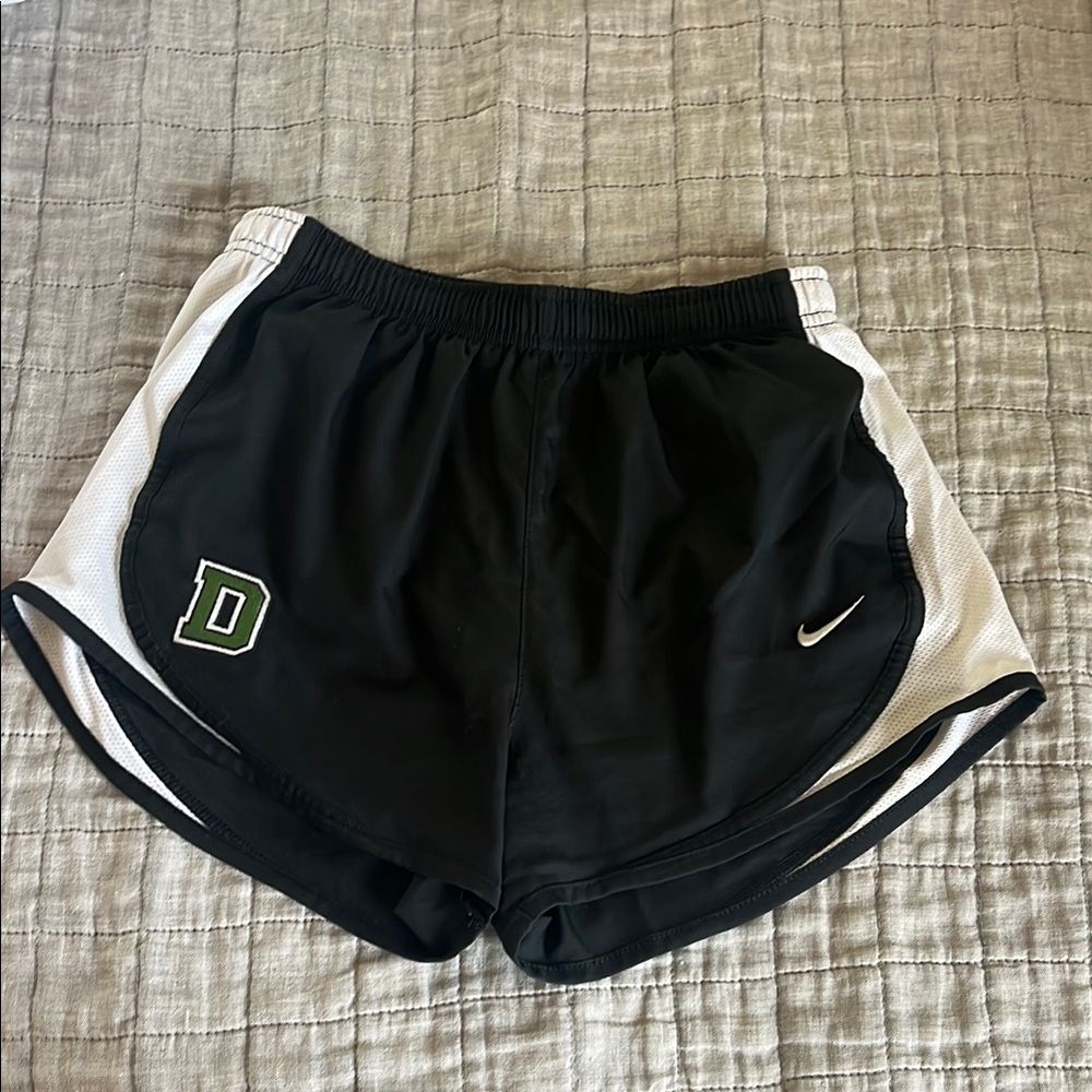 Dartmouth College Nike Black and White Athletic Shorts - Size S